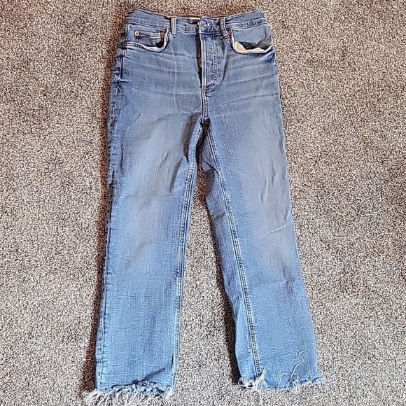 Zara Flare Cropped Jean - Picture 4 of 5